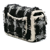 Mini Rectangular Classic Tweed Tartan Single Flap